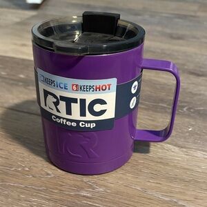 NWT RTIC Purple Coffee Cup